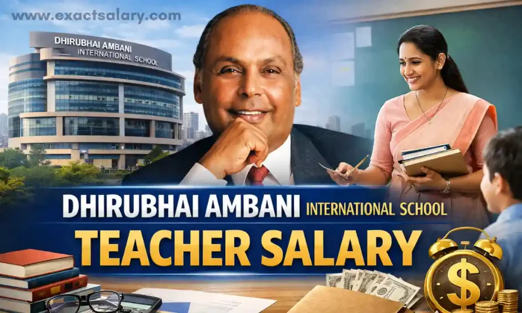 dhirubhai ambani international school teacher salary