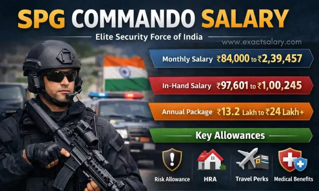 spg commando salary