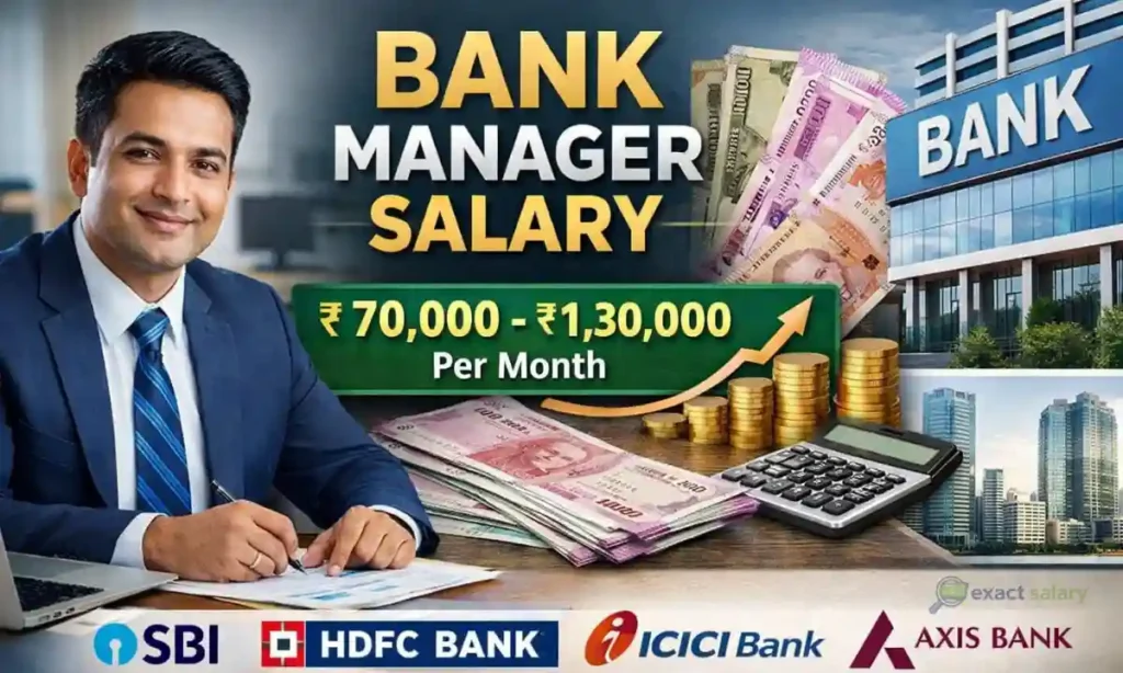 bank manager salary