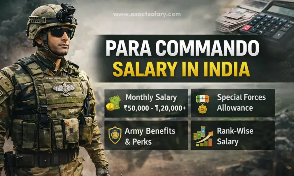para commando salary