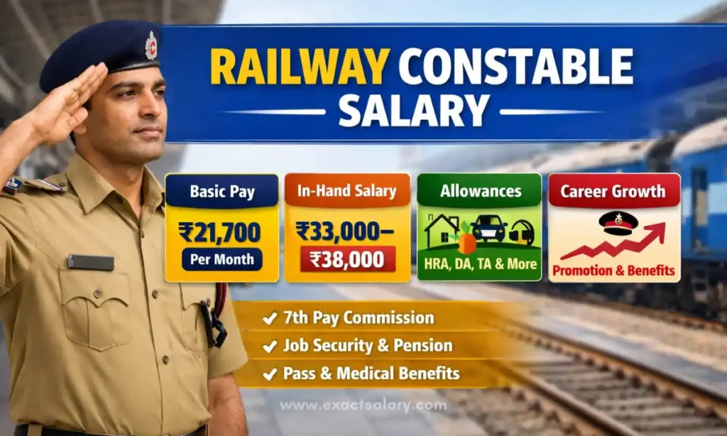 railway constable salary