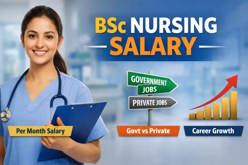 bsc nursing salary