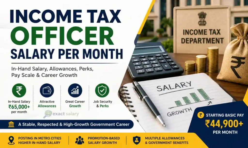 income tax officer salary