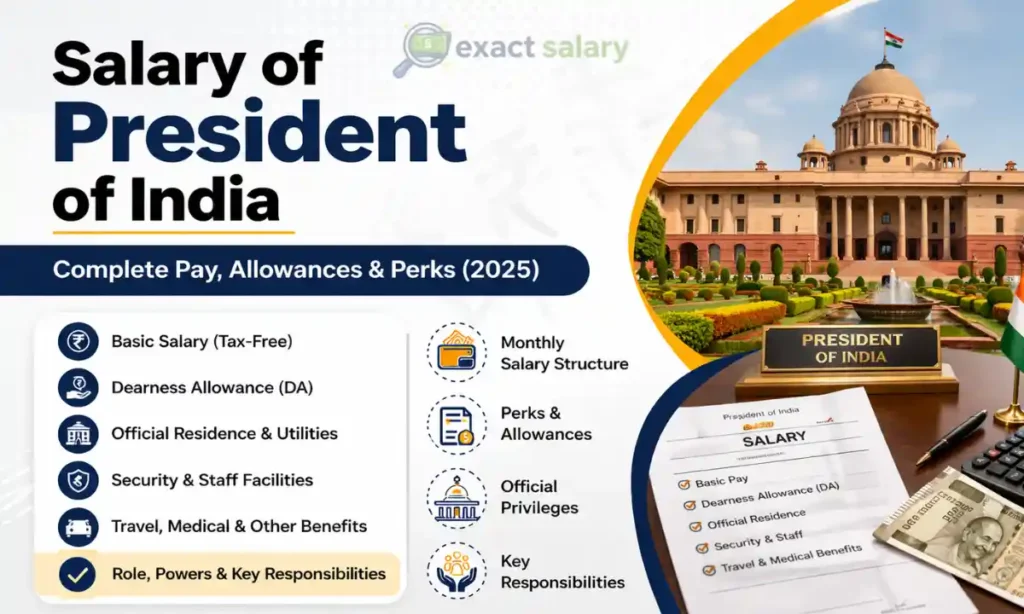 salary of president of india