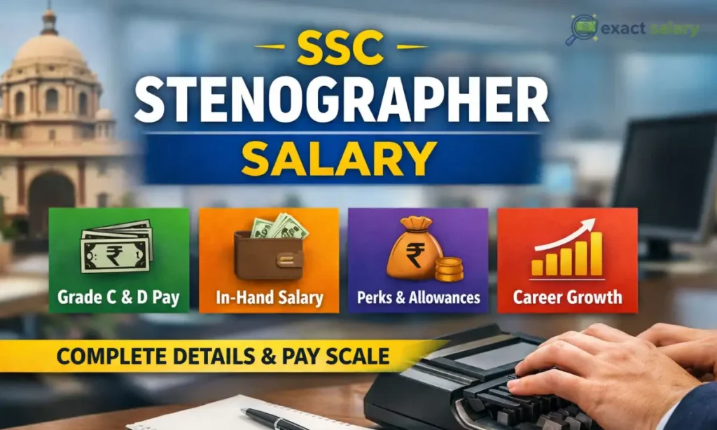 ssc stenographer salary