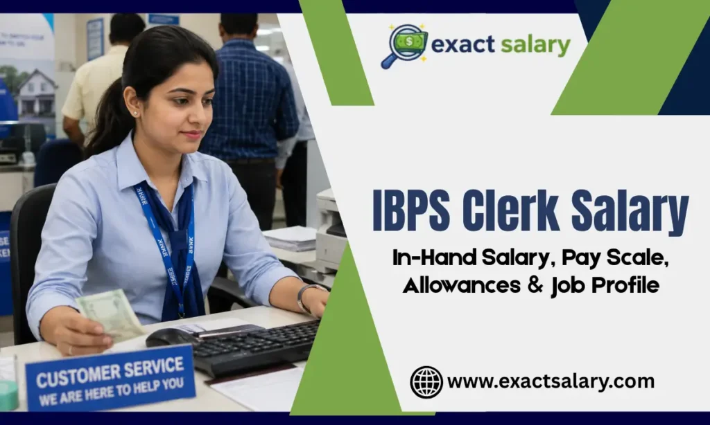 ibps clerk salary